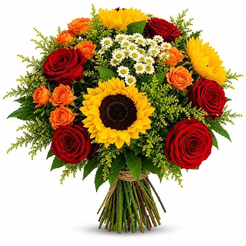 Mischung aus Sonnenblumen